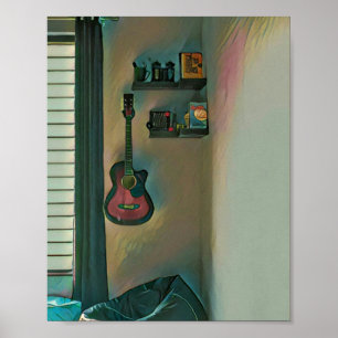 Gift for guitar player poster