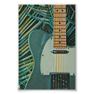 Gift for guitarist boyfriend photo print