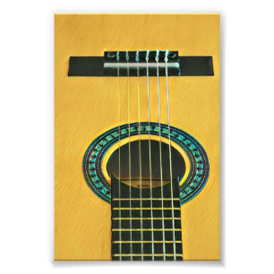 Gift for guitarist boyfriend photo print