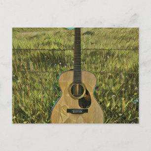 Gift for guitarist boyfriend postcard