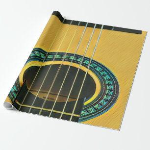 Gift for guitarist boyfriend wrapping paper