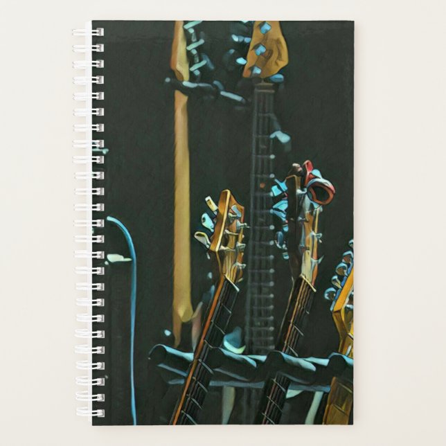 Gift for guitarist friend planner (Front)