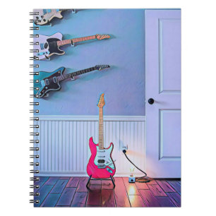 Gift for guitarist husband notebook