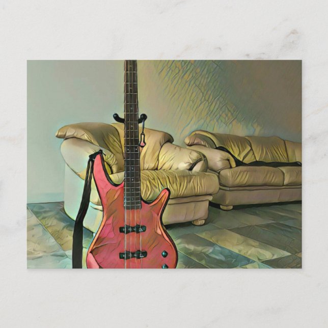 Gift for guitarists postcard (Front)