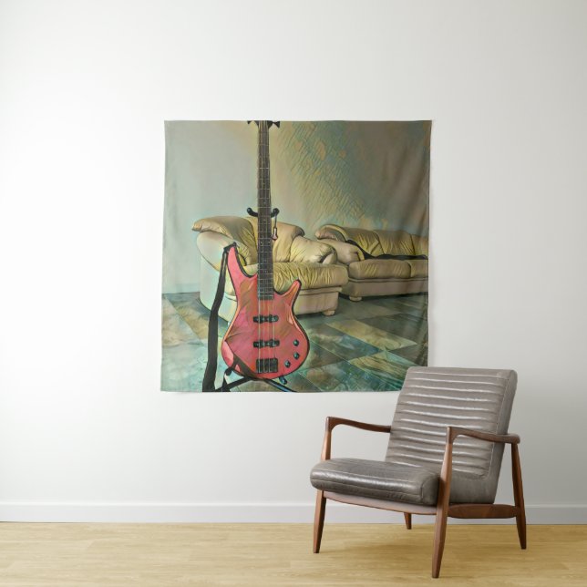 Gift for guitarists tapestry (In Situ)