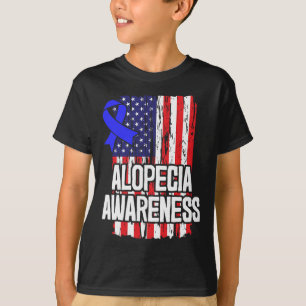 Gift for Hair Loss Patients Spot Baldness Awarenes T-Shirt
