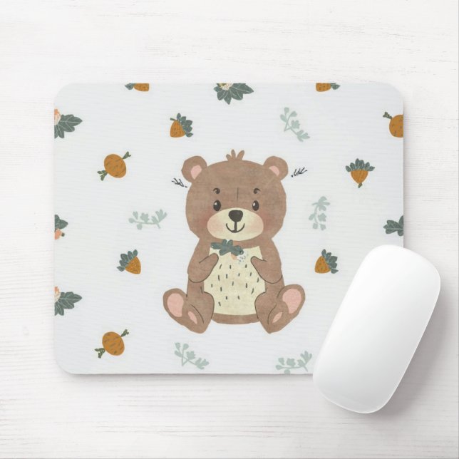 Gift For Haroon Modern Watercolor Grid Mouse Pads (With Mouse)