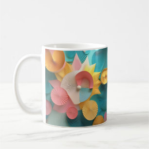Gift for her mug abstract design