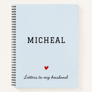 Gift for Husband Personalised Anniversary Journal