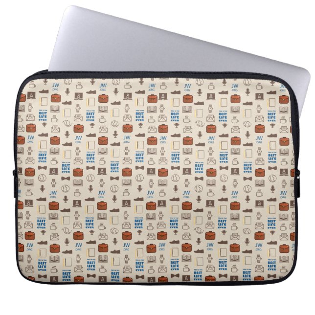 Gift for JW brothers and JW elders best life ever  Laptop Sleeve (Front)