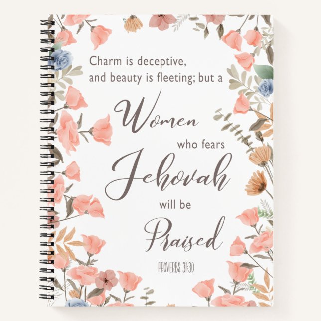 Gift for JW Elders Wife Notebook (Front)