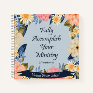 Gift for JW Pioneer : Fully accomplish ministry Notebook