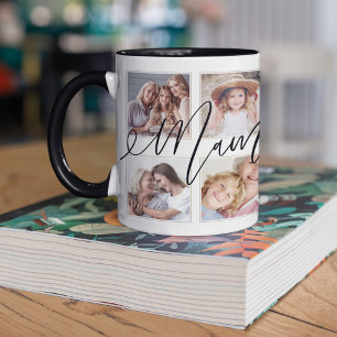 Gift for Mama   Grandchildren Photo Collage Coffee Mug