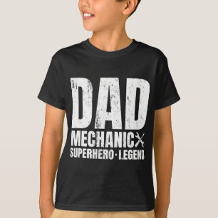 Gift For Mechanic Dad From Daughter - Funny Family T-Shirt