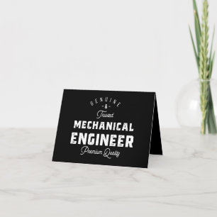 Gift for Mechanical Engineer Note Card