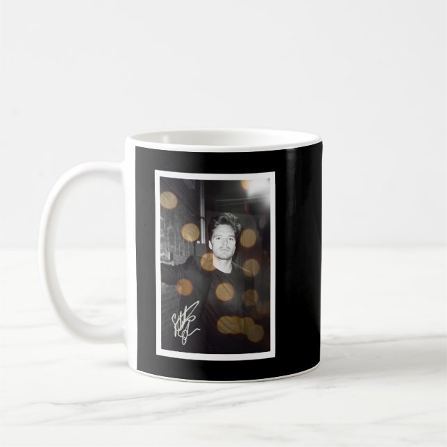 Gift For Men Autograph. - Sebastian Stan Barnes Es Coffee Mug (Left)