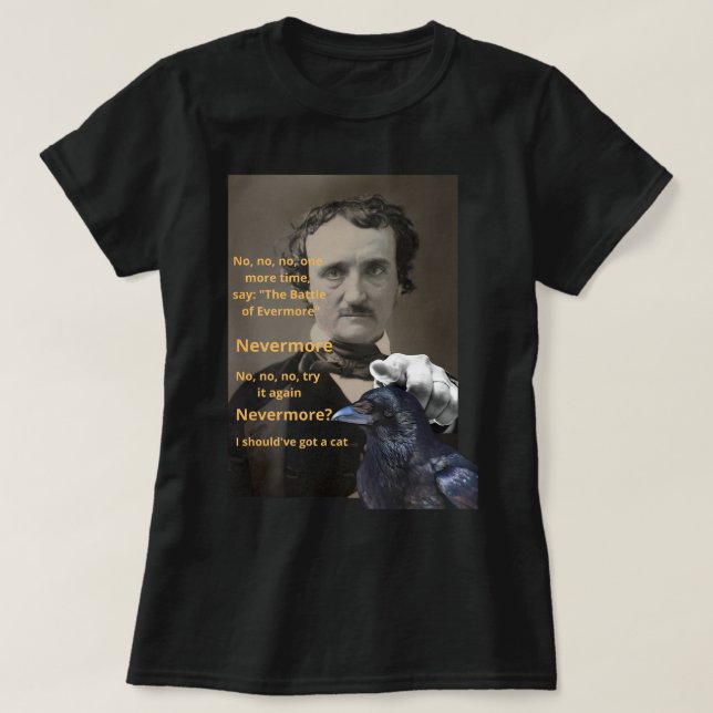 Gift For Men Criminal Edgar Detective Allan Poe St T-Shirt (Design Front)