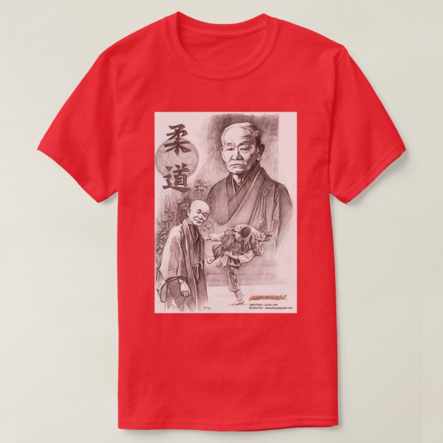Gift For Men Karate Judo Jigoro Kano T-Shirt (Design Front)
