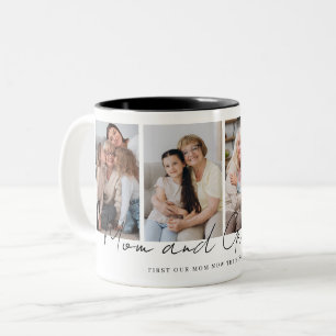 Gift for Mom And Grandma from Kids and Grandkids Two-Tone Coffee Mug
