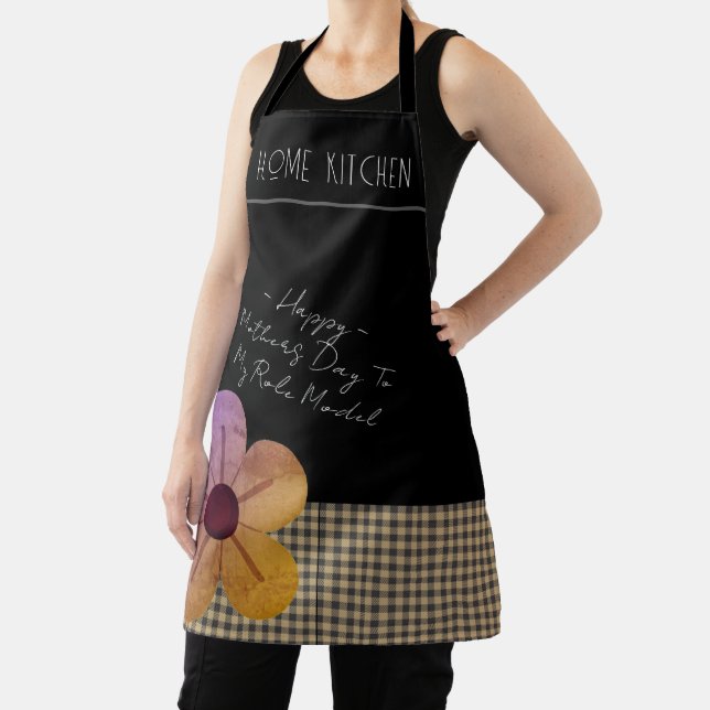 Gift For Mom, Happy Mothers Day,Flower Art Apron (Insitu)