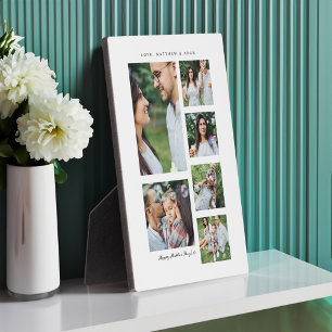 Gift for Mom Mother's Day 6 Photo Collage Plaque