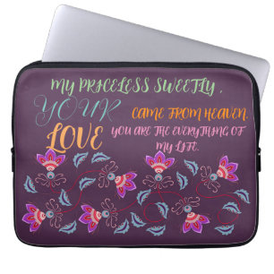 GIFT FOR MOM, SISTER, DAUGHTER, FRIEND, GIRLFRIEND LAPTOP SLEEVE