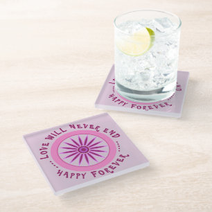 GIFT FOR MOM, SISTER, DAUGHTER, FRIEND GLASS COASTER
