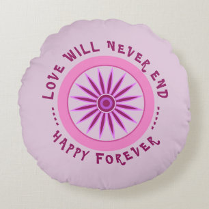 GIFT FOR MOM, SISTER, DAUGHTER, FRIEND ROUND CUSHION