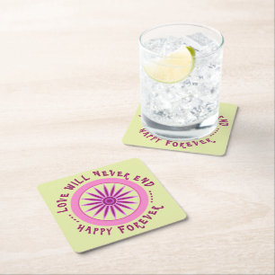 GIFT FOR MOM, SISTER, DAUGHTER, FRIEND SQUARE PAPER COASTER