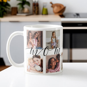 Gift for Mum Family Photo Keepsake Collage Coffee Mug