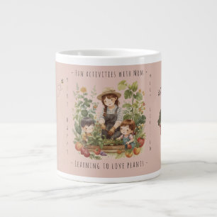 Gift for Mum, Gardening, Fun activities with Mum. Large Coffee Mug