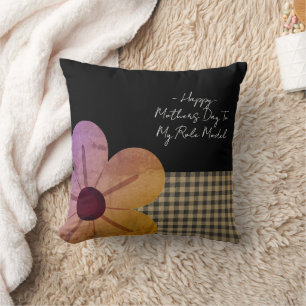 Gift For Mum, Happy Mothers Day,Flower Art Cushion