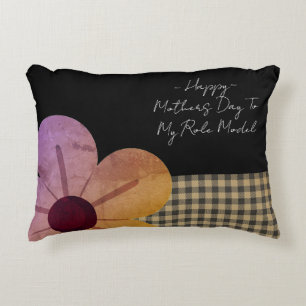 Gift For Mum, Happy Mothers Day,Flower Art Decorative Cushion