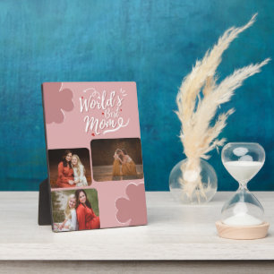 Gift for Mum Mother's Day 3 Photo Collage Plaque