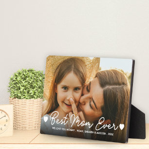 Gift For Mum Mother's Day Full Photo Best Mum Ever Plaque
