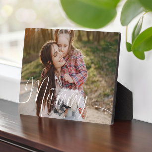 Gift for Mummy Mother's Day Full Photo Mum Script Plaque