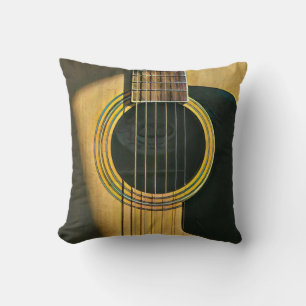 Gift for musician guitarist cushion