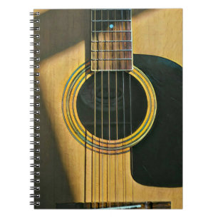Gift for musician guitarist notebook