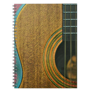 Gift for musician guitarist notebook