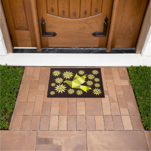 GIFT FOR NATURE LOVER WITH FLOWER DOORMAT
