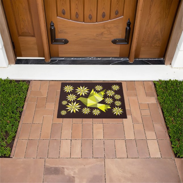 GIFT FOR NATURE LOVER WITH FLOWER DOORMAT (Outdoor)