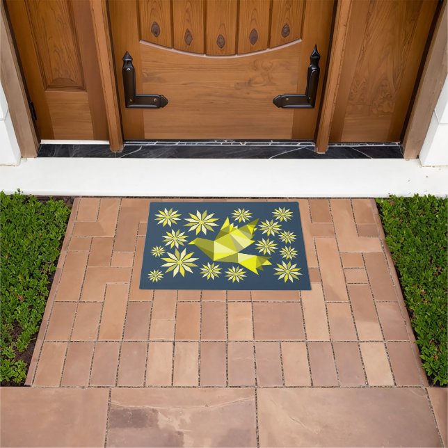 GIFT FOR NATURE LOVER WITH FLOWER DOORMAT (Outdoor)