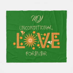 GIFT FOR NEW YEAR, BIRTHDAY, VALENTINE, WEDDING FLEECE BLANKET