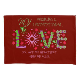 GIFT FOR NEW YEAR, BIRTHDAY, VALENTINE, WEDDING PILLOWCASE