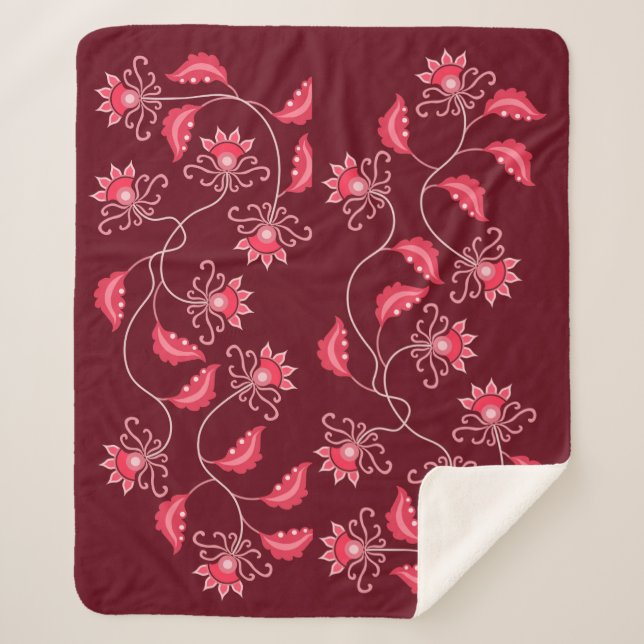 GIFT FOR NEW YEAR, BIRTHDAY, VALENTINE, WEDDING SHERPA BLANKET (Front)