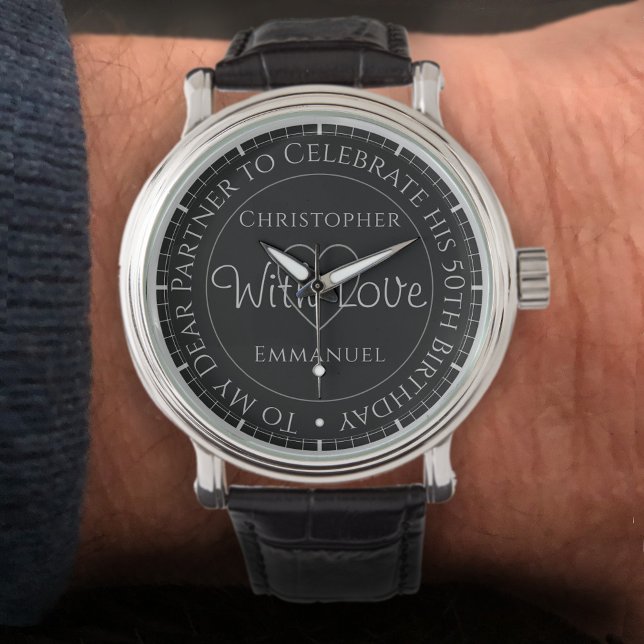 Gift for Partner or Husband on his 50th Birthday Watch (Creator Uploaded)