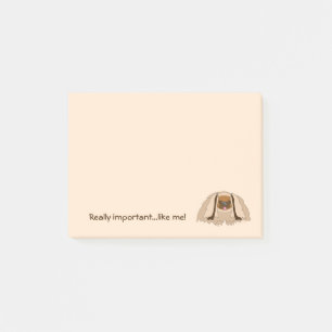 Gift for Pekingese Dog Lover Owner Breeder Funny Post-it Notes
