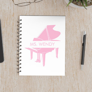 Gift for Piano Teacher Grand Piano Notebook