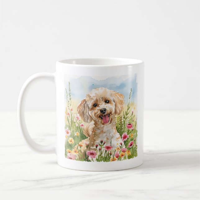 Gift for Poodle Owner Poodle Mug (Left)