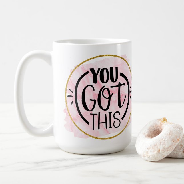 Gift for Positivity Coffee Mug (With Donut)